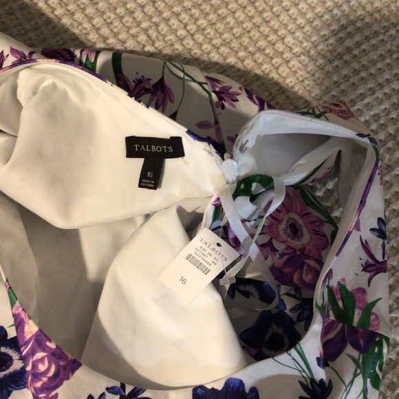 Talbots Sleeveless Dress NWT JT - Picture 3 of 3